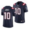 mac jones patriots 2021 nfl draft vapor limited men's navy jersey