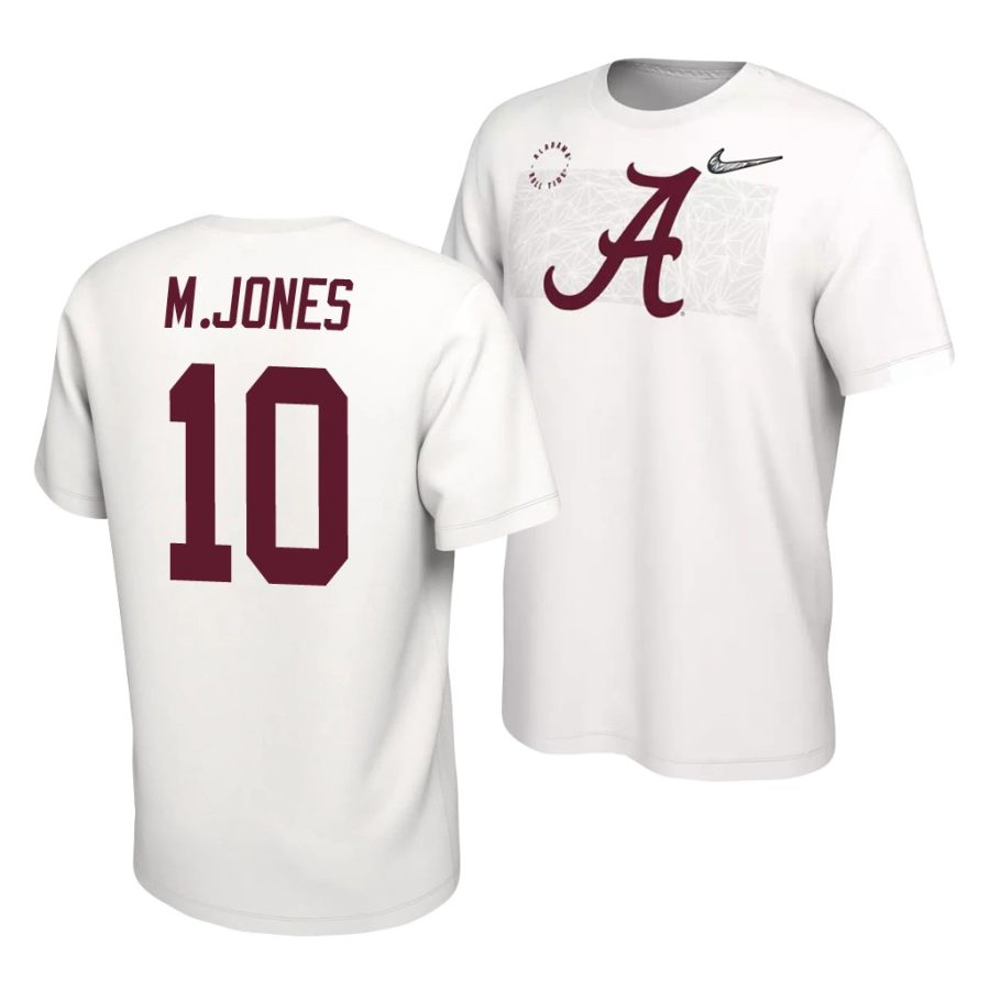 mac jones white college football playoff jersey