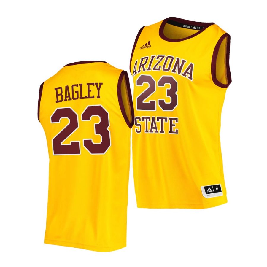 marcus bagley gold college basketball men jersey