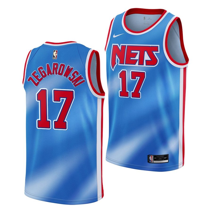 marcus zegarowski nets blue classic edition 2021 nba draft jersey