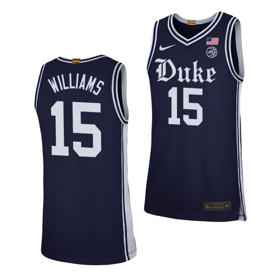 mark williams navy alternate men's jersey