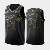 markieff morris black golden edition men's jersey