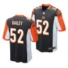 markus bailey bengals 2020 nfl draft game youth black jersey