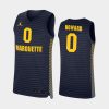 markus howard navy replica men's jersey