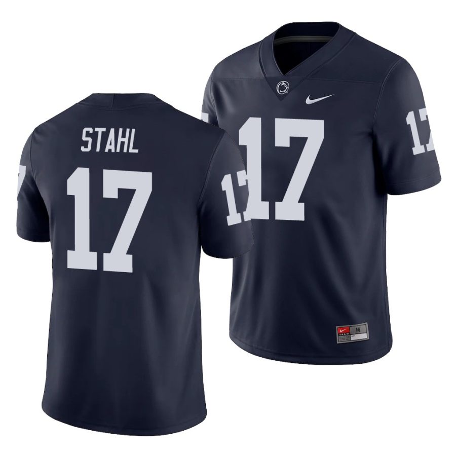 mason stahl navy college football men's jersey