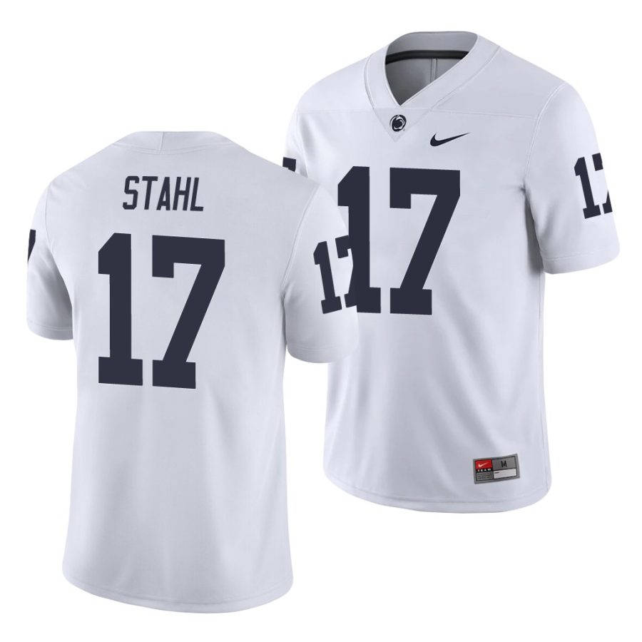 mason stahl white college football men's jersey