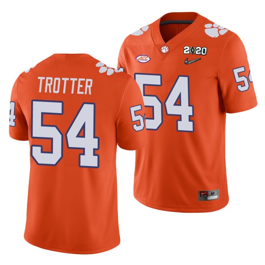 mason trotter orange college football men's jersey