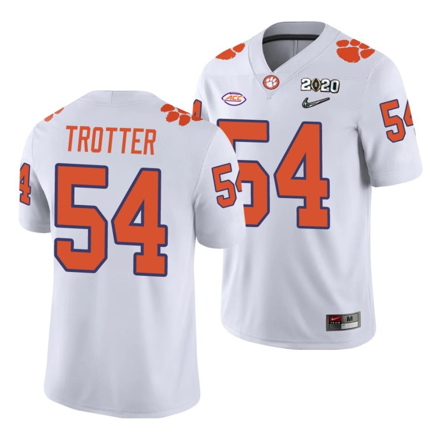 mason trotter white college football men's jersey