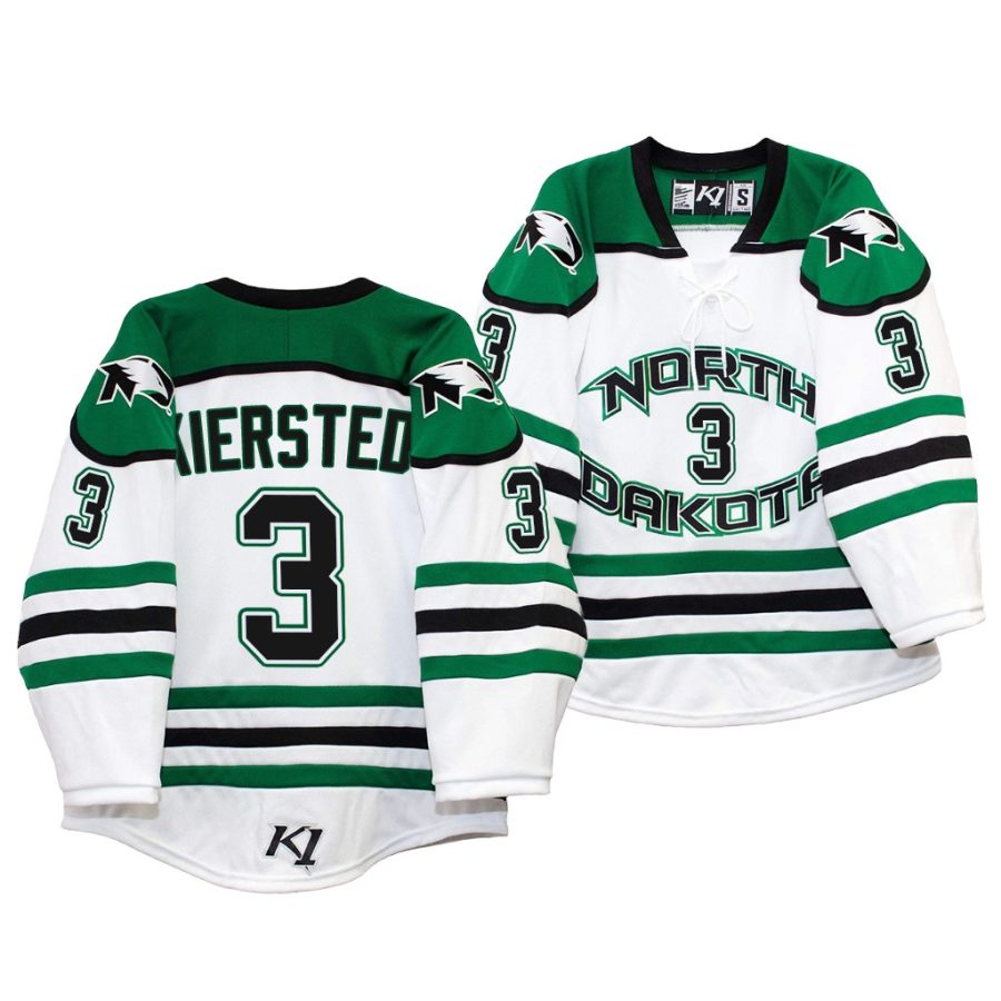 matt kiersted nchc home white college hockey jersey