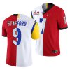 matthew stafford red white super bowl lvi georgia bulldogs x la rams jersey