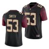 maurice smith black college football florida state seminoles jersey