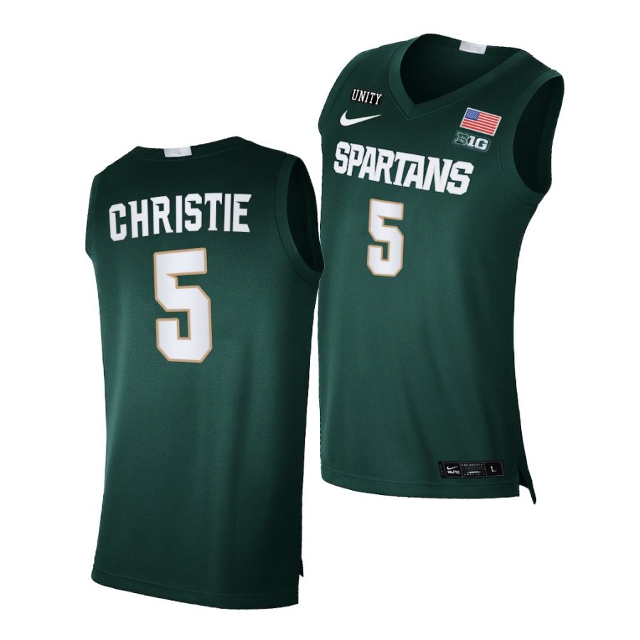 max christie green college basketball 2021 22limited jersey