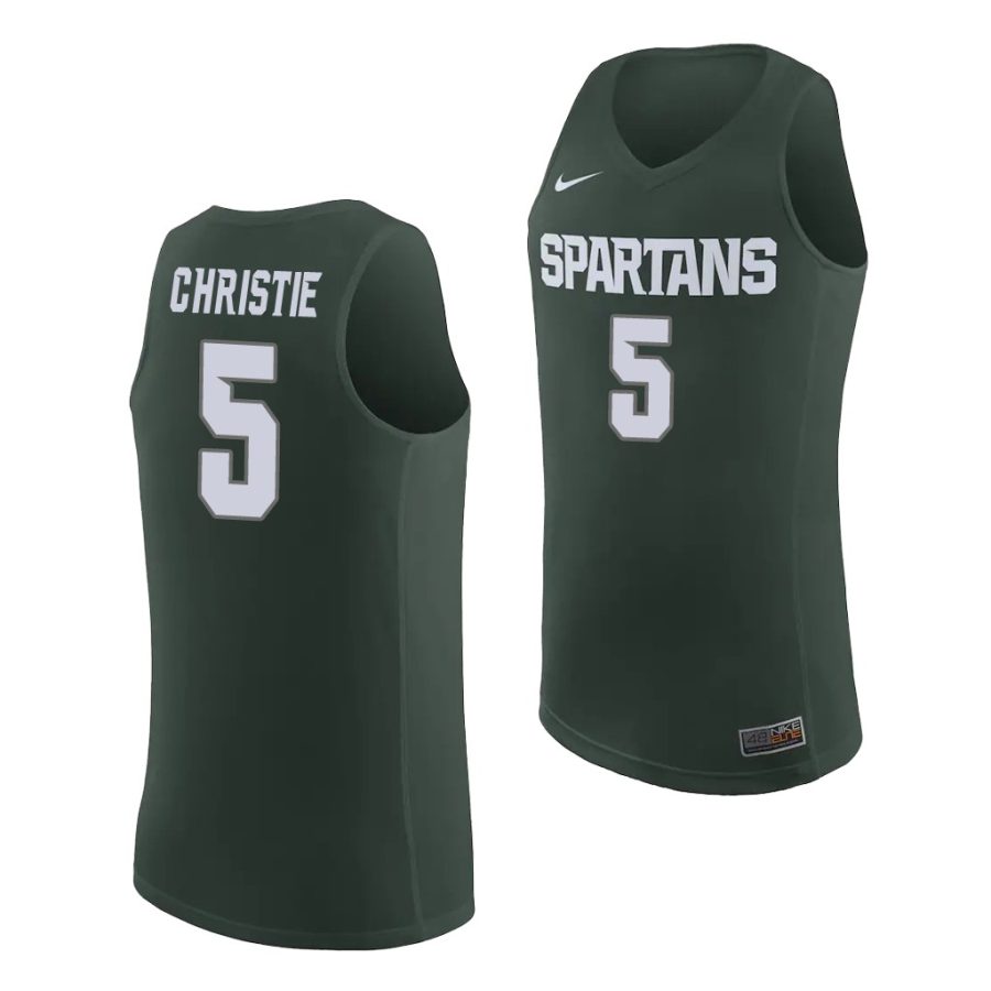 max christie michigan state spartans replica basketball jersey