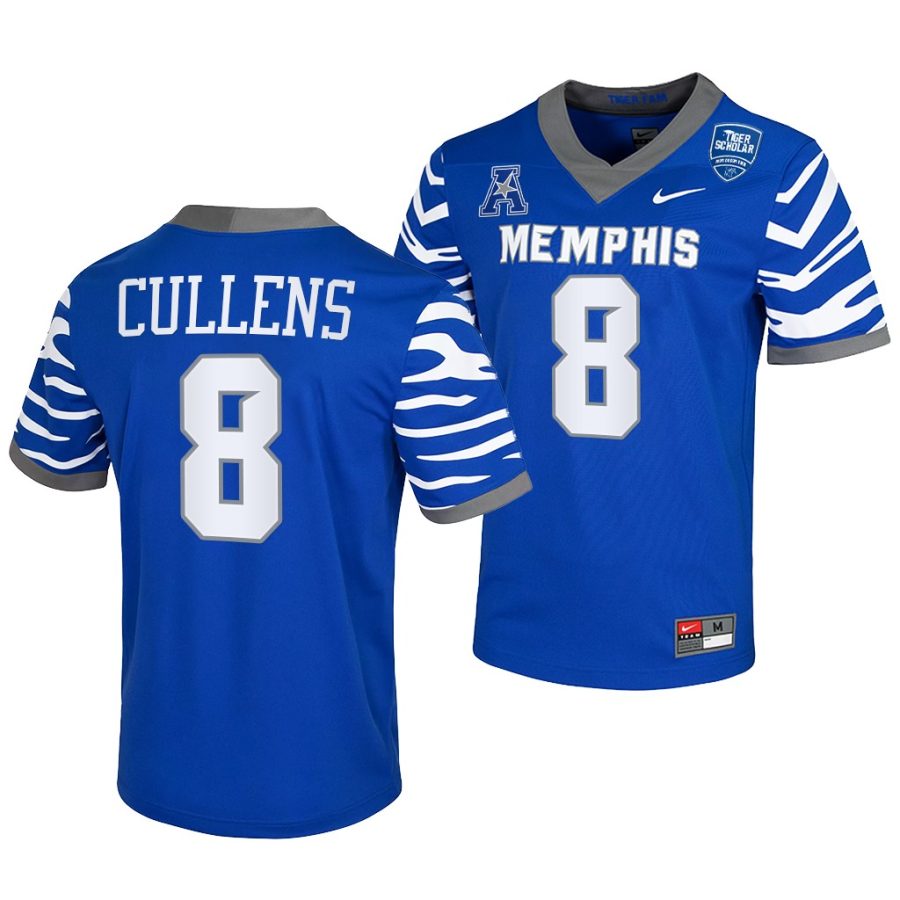 memphis tigers xavier cullens royal college football men jersey