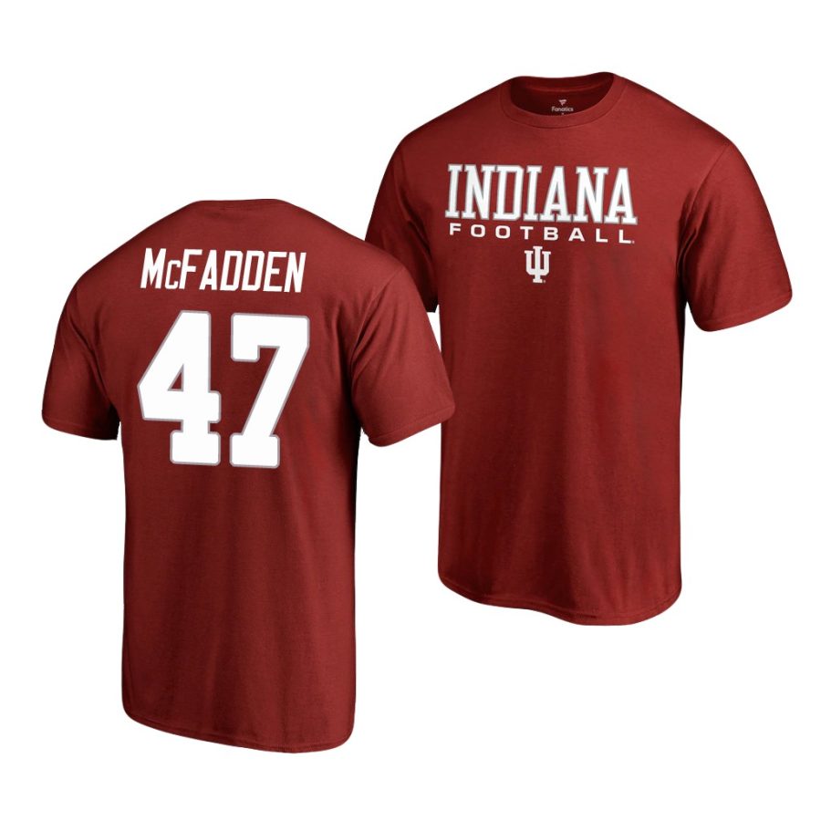 micah mcfadden crimson college football name & number jersey