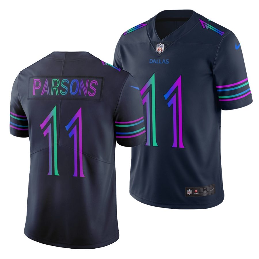 micah parsons cowboys 2021 nfl draft city edition men's navy jersey