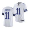 micah parsons cowboys 2021 nfl draft vapor limited men's white jersey