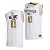 michael devoe white college basketball men jersey