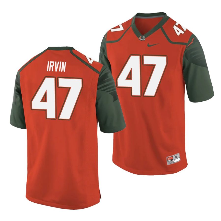 michael irvin orange replica men's jersey