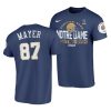 michael mayer blue 2021 rose bowl notre dame fighting irish shirt