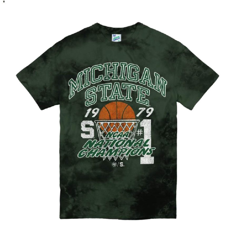 michigan state spartans black 2021 march madness vintage tubular men t shirt