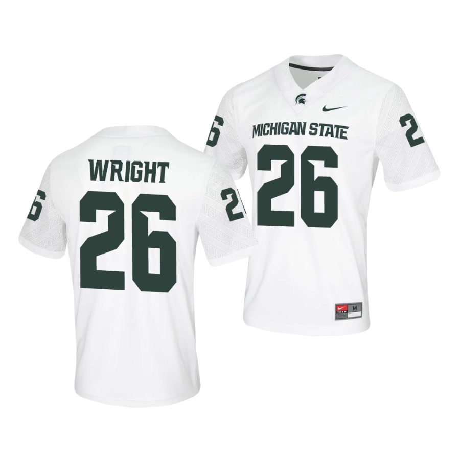 michigan state spartans brandon wright white untouchable men's jersey