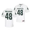 michigan state spartans kenny willekes white untouchable men's jersey