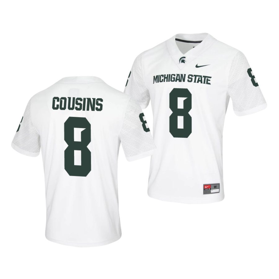 michigan state spartans kirk cousins white untouchable men's jersey