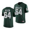 michigan state spartans matt allen green college football game jersey