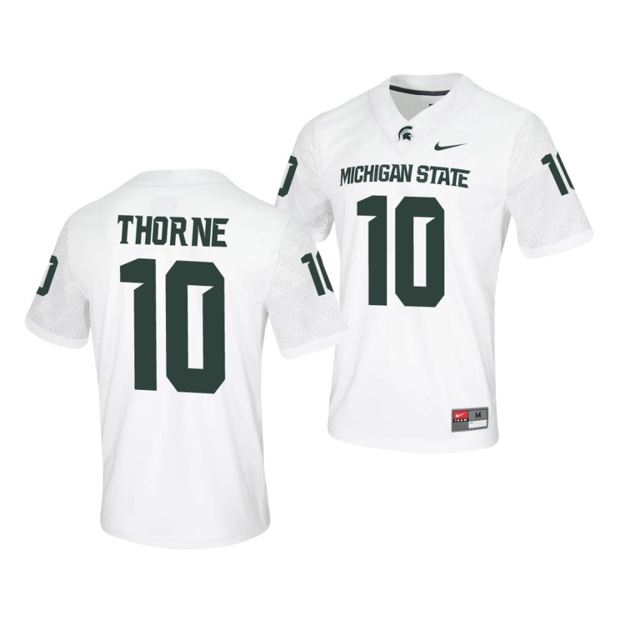 michigan state spartans payton thorne white untouchable men's jersey