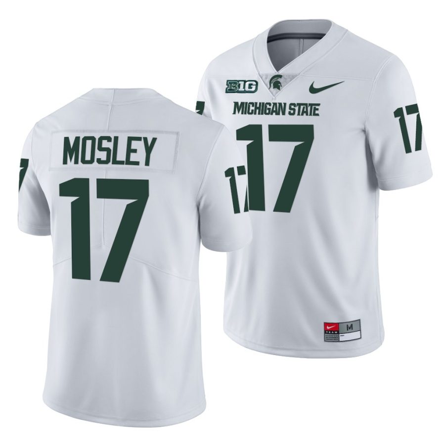 michigan state spartans tre mosley white limited men jersey