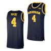 michigan wolverines brandon wade navy limited basketball jersey