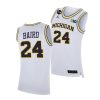 michigan wolverines c.j. baird 2021 big ten regular season champions blm white jersey