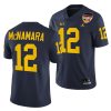 michigan wolverines cade mcnamara navy 2021 orange bowl college football playoff jersey