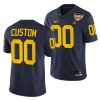 michigan wolverines custom navy 2021 orange bowl college football playoff jersey