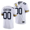 michigan wolverines custom white tm 42 patch honor tate myre jersey