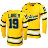 michigan wolverines dylan larkin college hockey maize alumni jersey