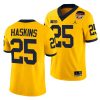 michigan wolverines hassan haskins maize 2021 orange bowl playoffs limited jersey