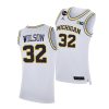 michigan wolverines luke wilson 2021 big ten regular season champions blm white jersey