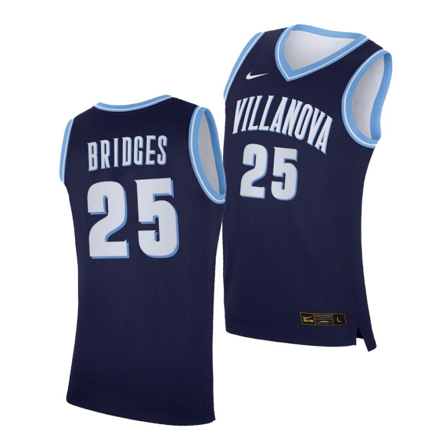 mikal bridges navy replica men jersey