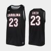 mike green black replica men's jersey