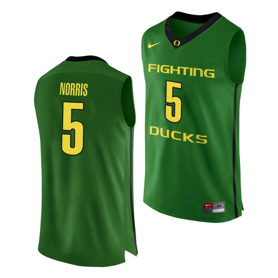 miles norris apple green authentic men's jersey 0