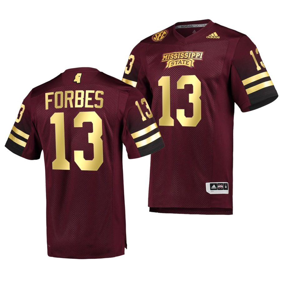 mississippi state bulldogs emmanuel forbes maroon special game premier football jersey