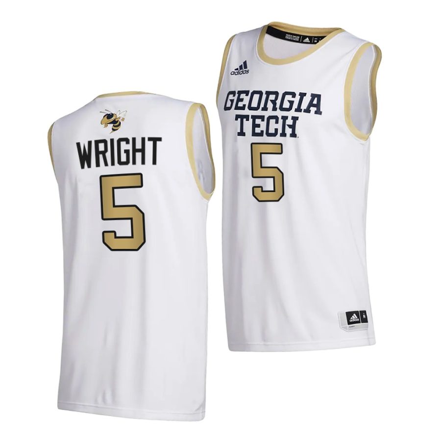 moses wright white college basketball men jersey