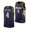 nah'shon hyland nuggets vcu 2021 draft navy nba 75th city edition men jersey