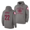 najee harris heathered gray retro football alabama crimson tide hoodie