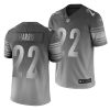 najee harris steelers 2021 nfl draft city edition men's silver gray jersey