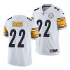 najee harris steelers 2021 nfl draft vapor limited men's white jersey