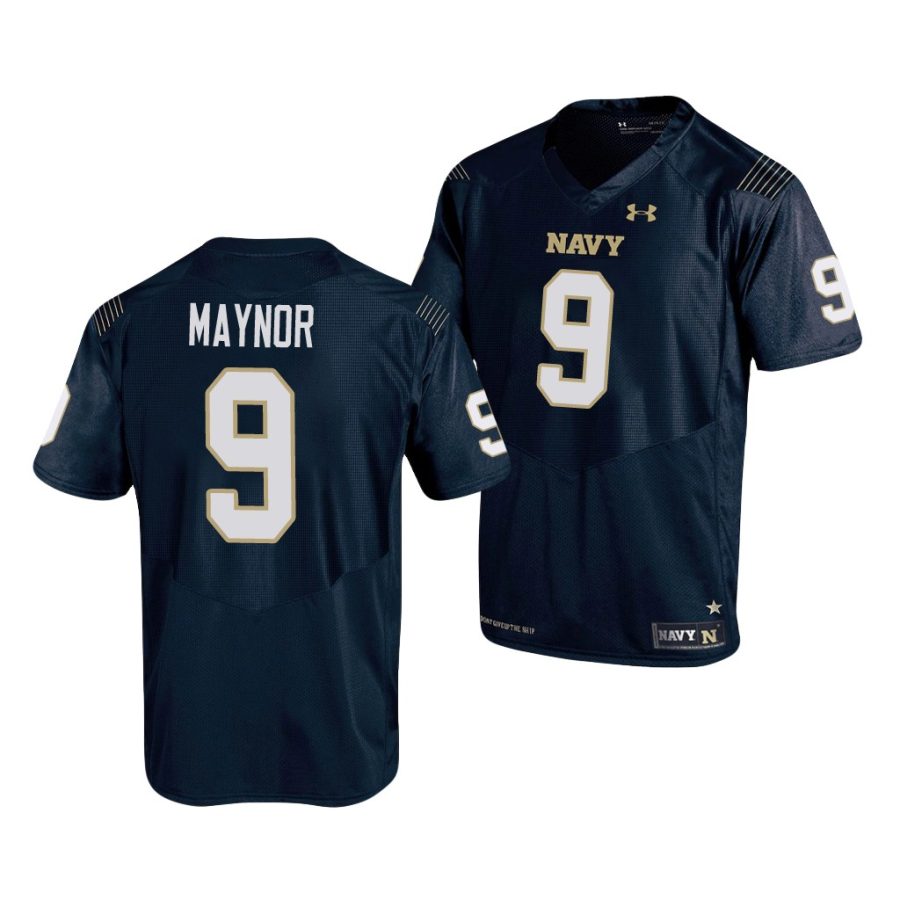 navy midshipmen maasai maynor navy replica men's jersey