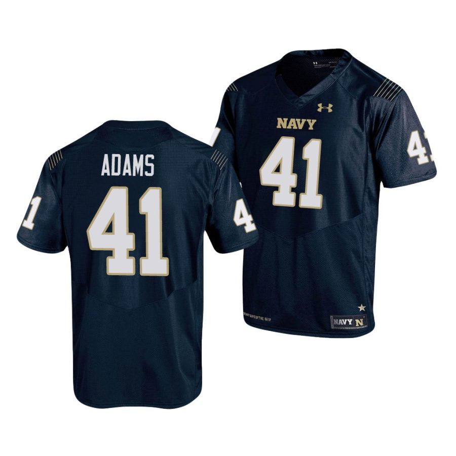 navy midshipmen terrell adams navy replica men's jersey